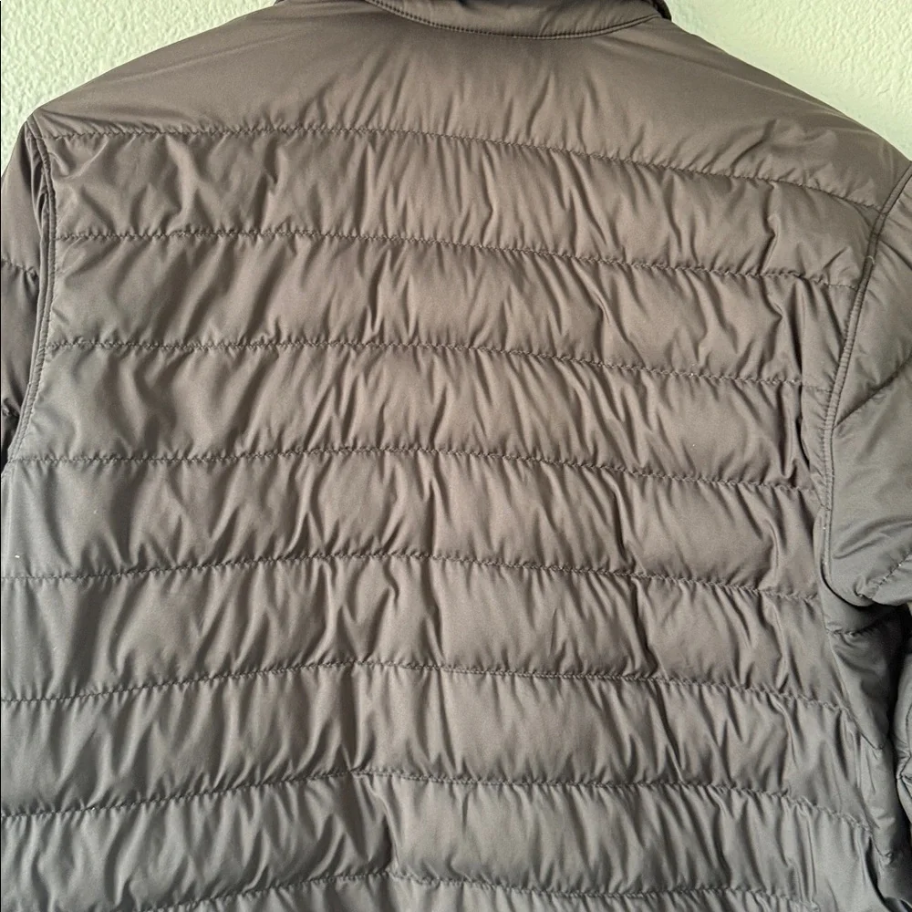Patagonia Mens Black Silent Down Snap Button Down Puffer Shirt‎ Jacket Small